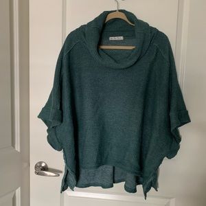 Free people oversized cowl neck poncho